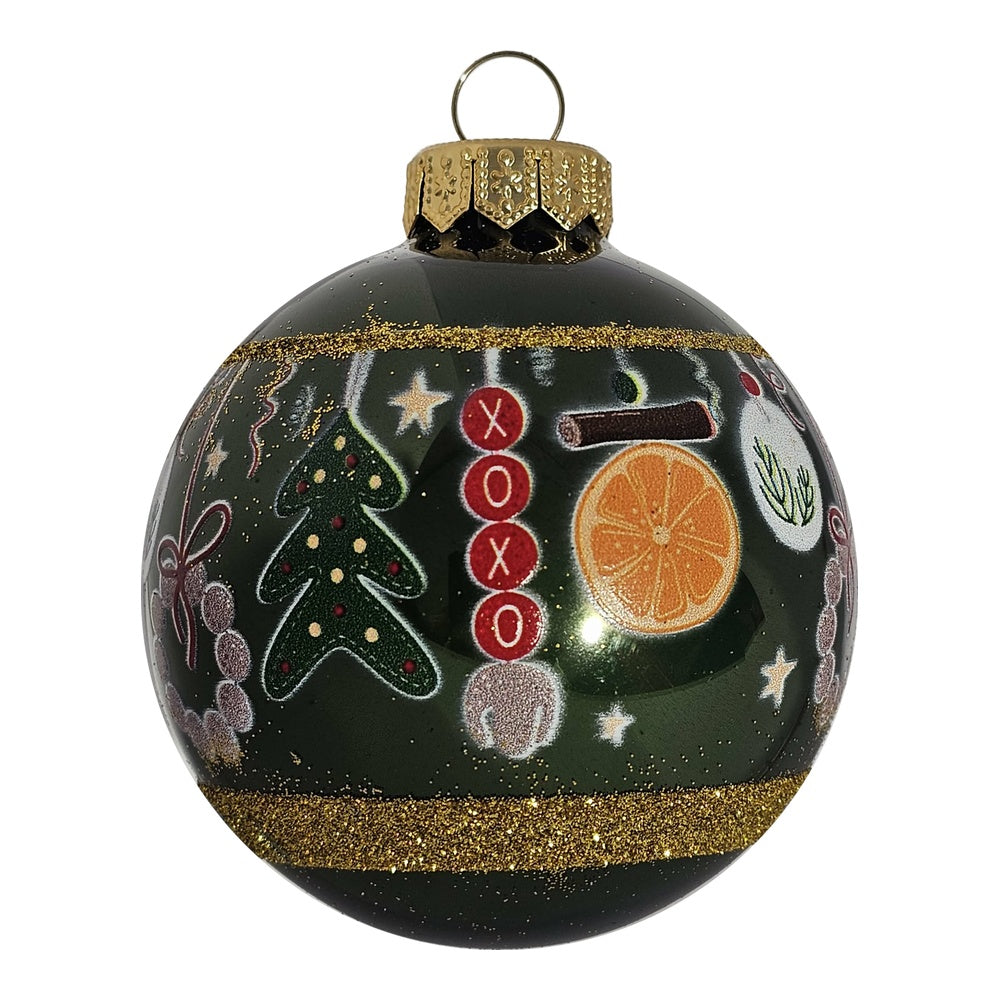 Premium Weihnachtskugel Festliche Motive