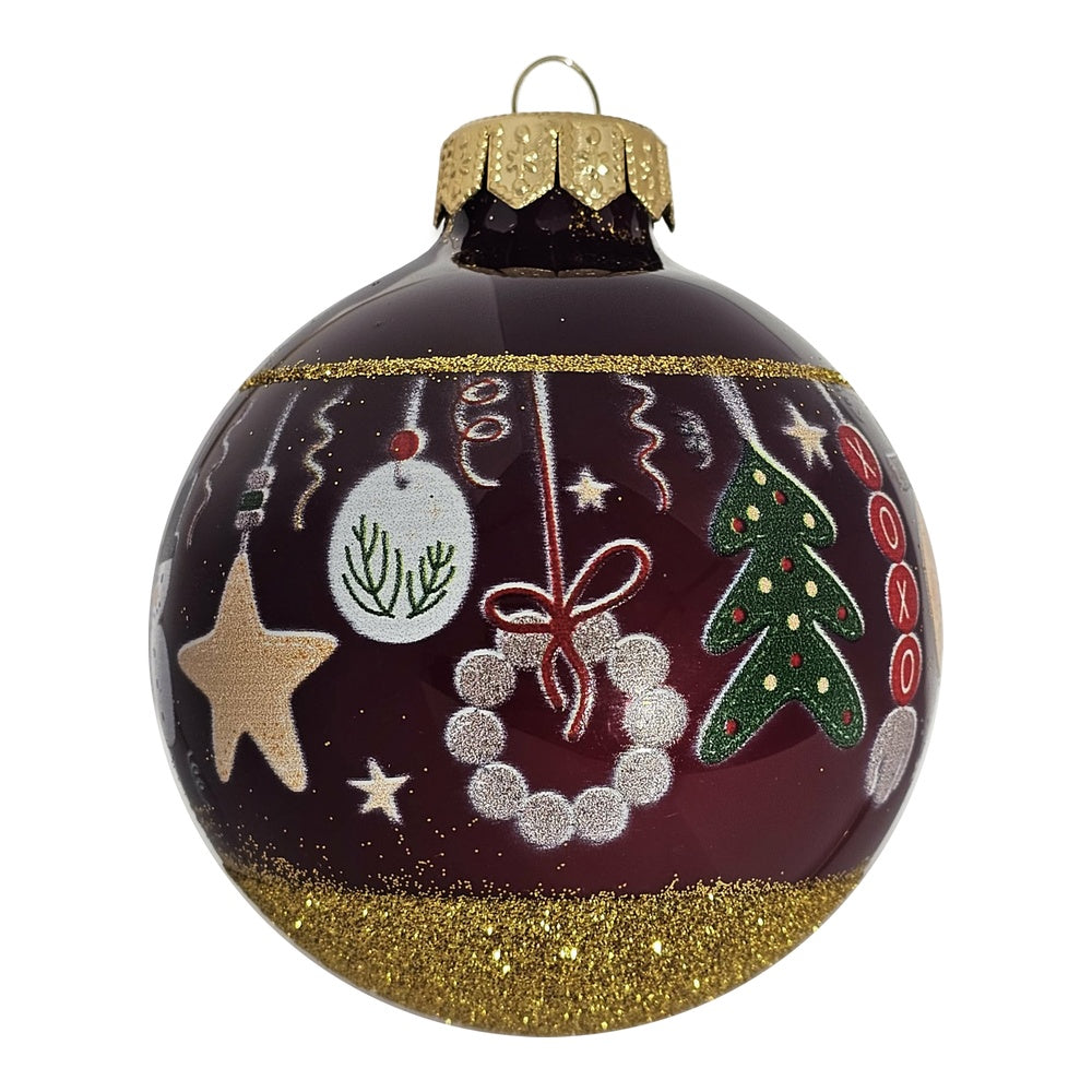 Premium Weihnachtskugel Festliche Motive
