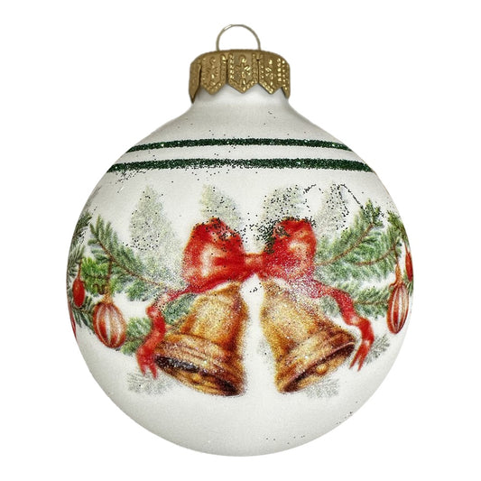 Premium Weihnachtskugel Weihnachtsglocken