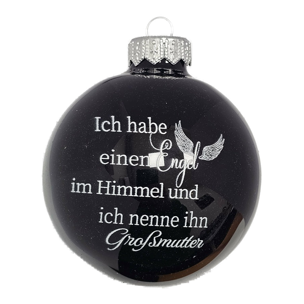 Premium Weihnachtskugel Unvergessene Großmutter