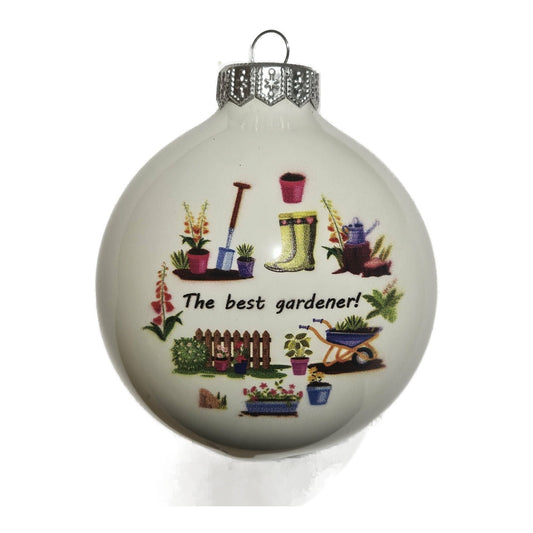 Premium Weihnachtskugel The best gardnerer