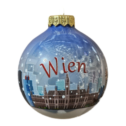 Premium Weihnachtskugel Wien