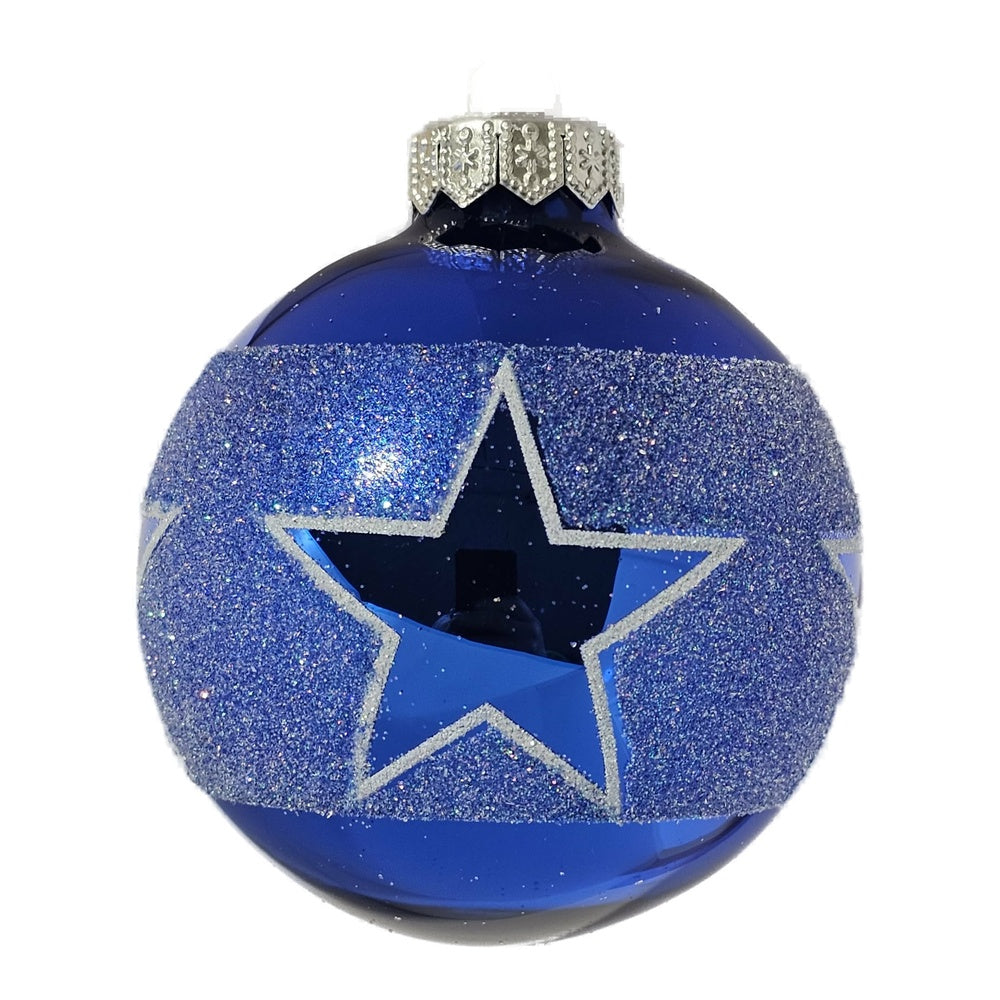 Premium Weihnachtskugel mit Stern