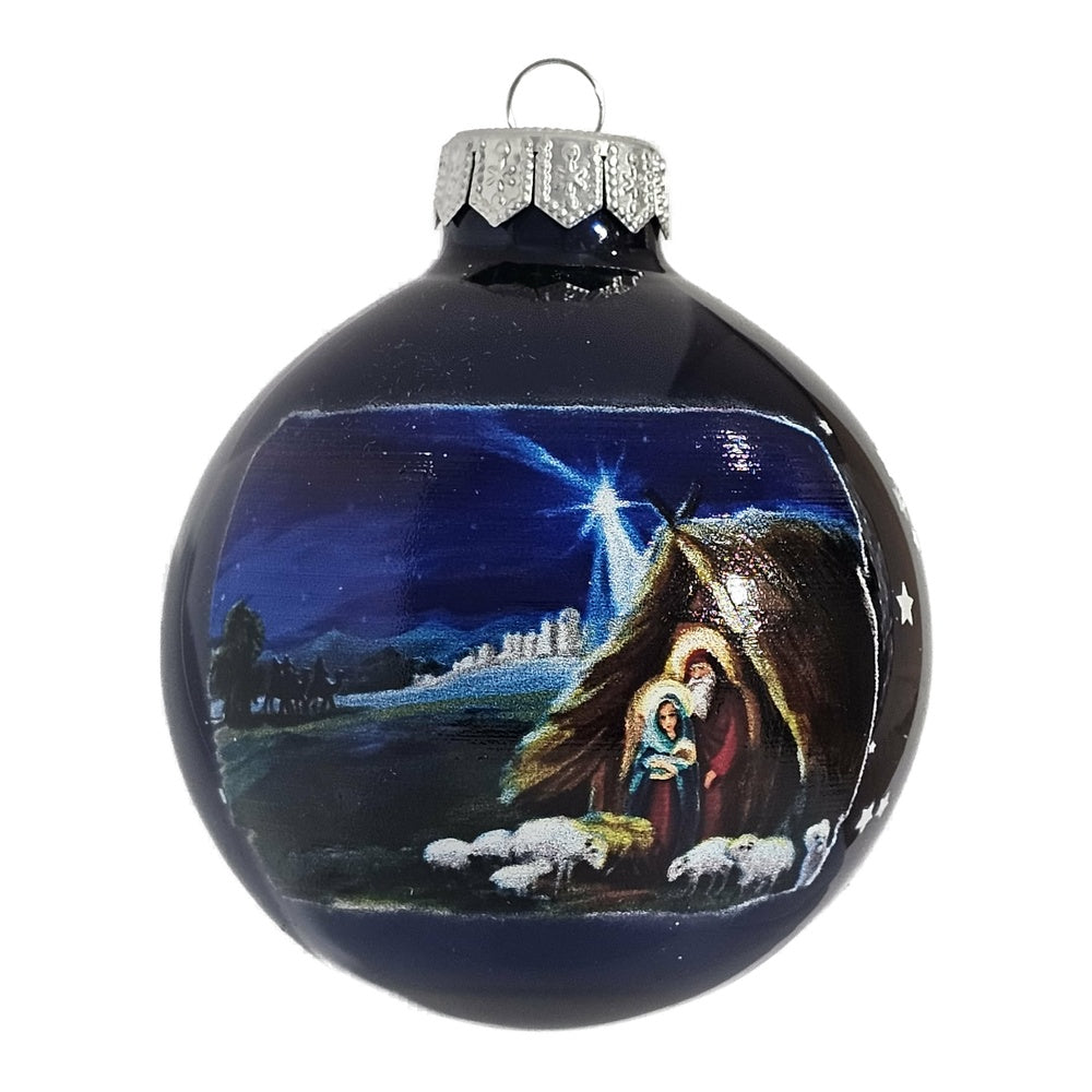Premium Weihnachtskugel Heilige Nacht