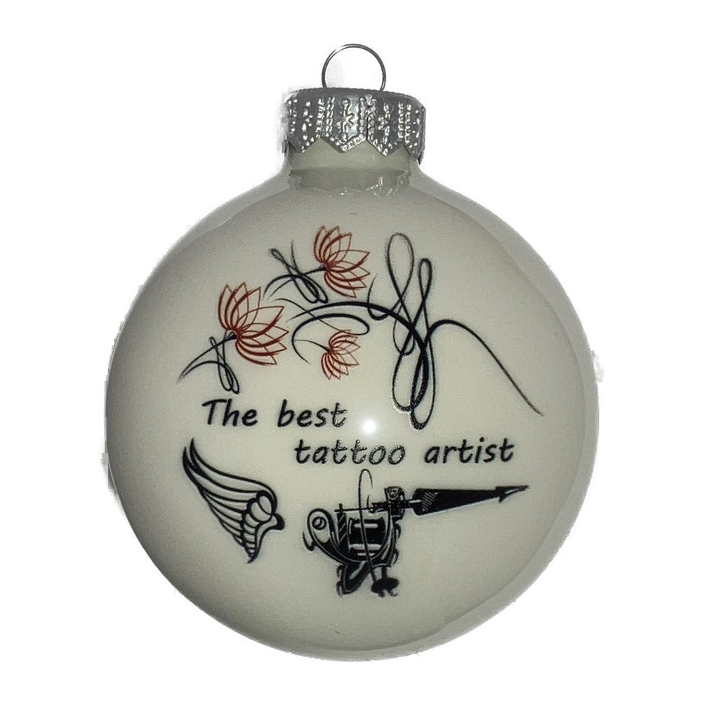 Premium Weihnachtskugel The Best Tattoo Artist