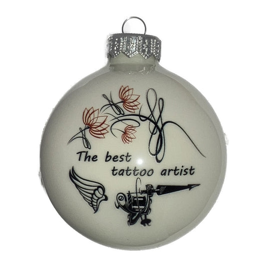 Premium Weihnachtskugel The Best Tattoo Artist