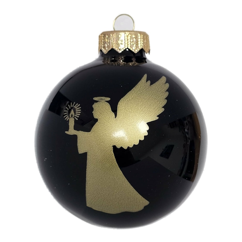 Premium Weihnachtskugel Engel