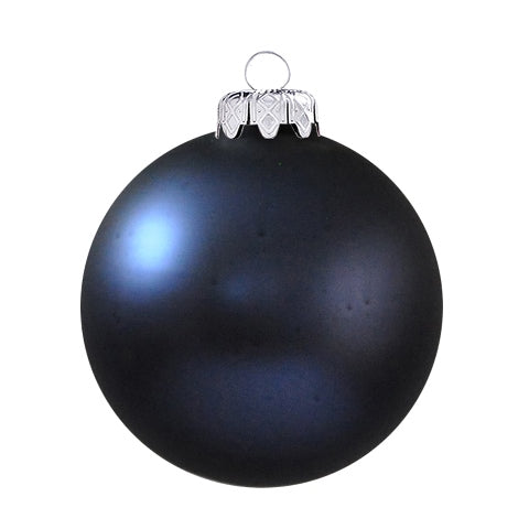 Nachtblau - Weihnachtskugel 10cm 4er-Pack