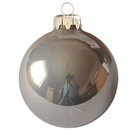 Mandel - Weihnachtskugel 10cm 4er-Pack